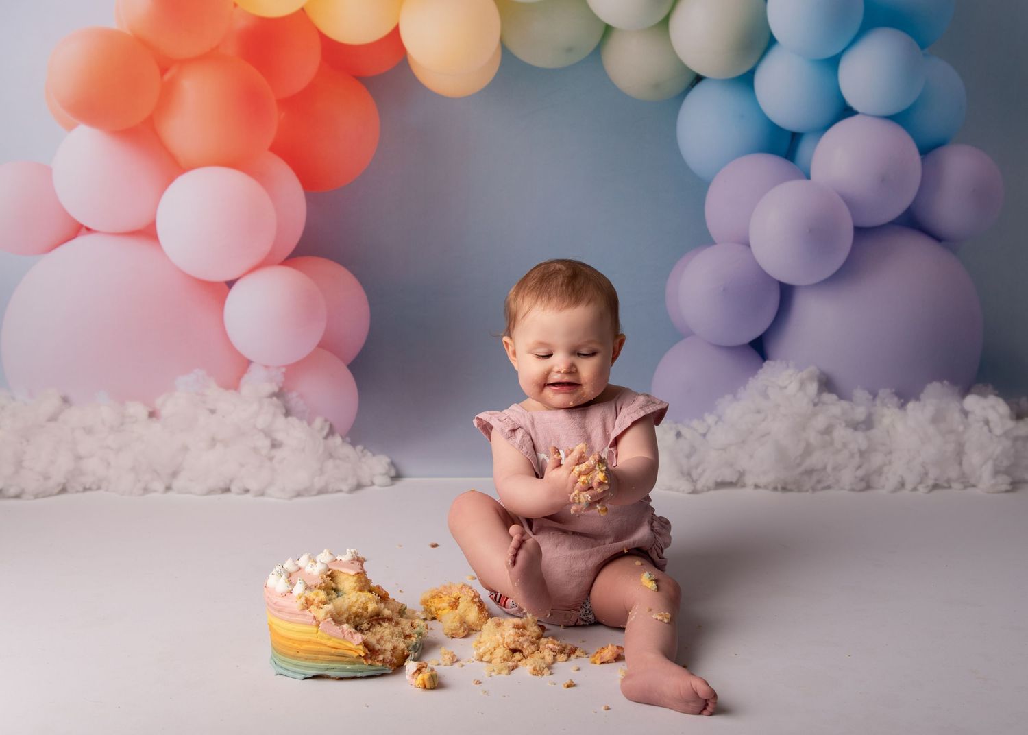 First birthday photoshoot cakesmash pictures cake baby one