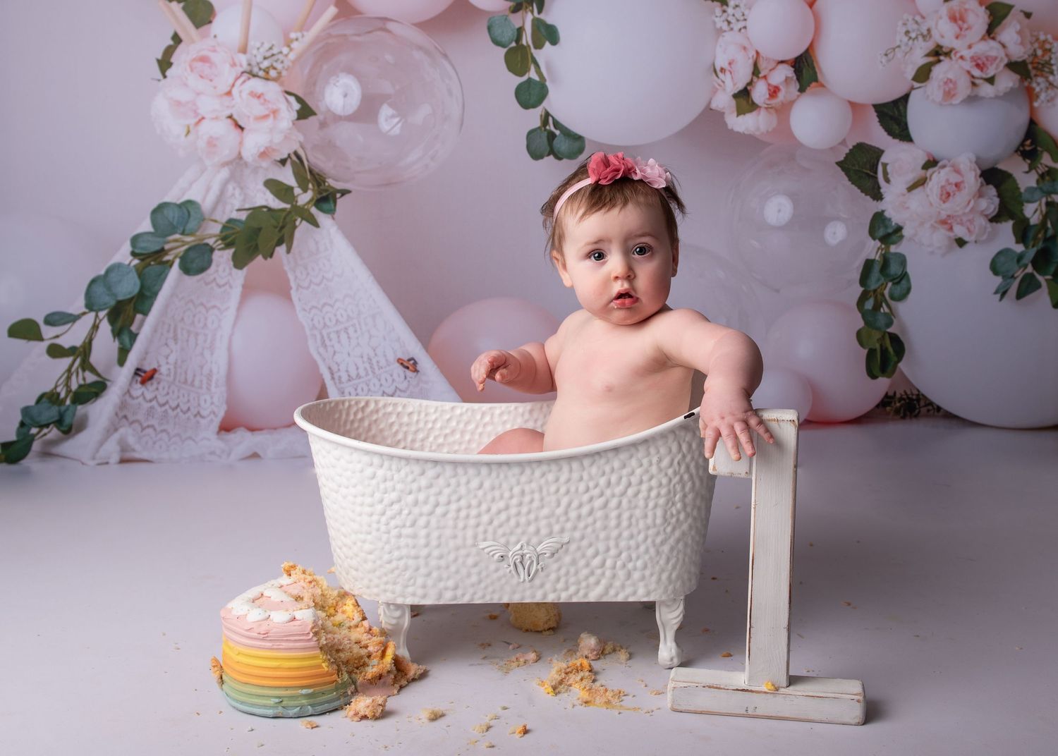 First birthday photoshoot cakesmash pictures cake baby one