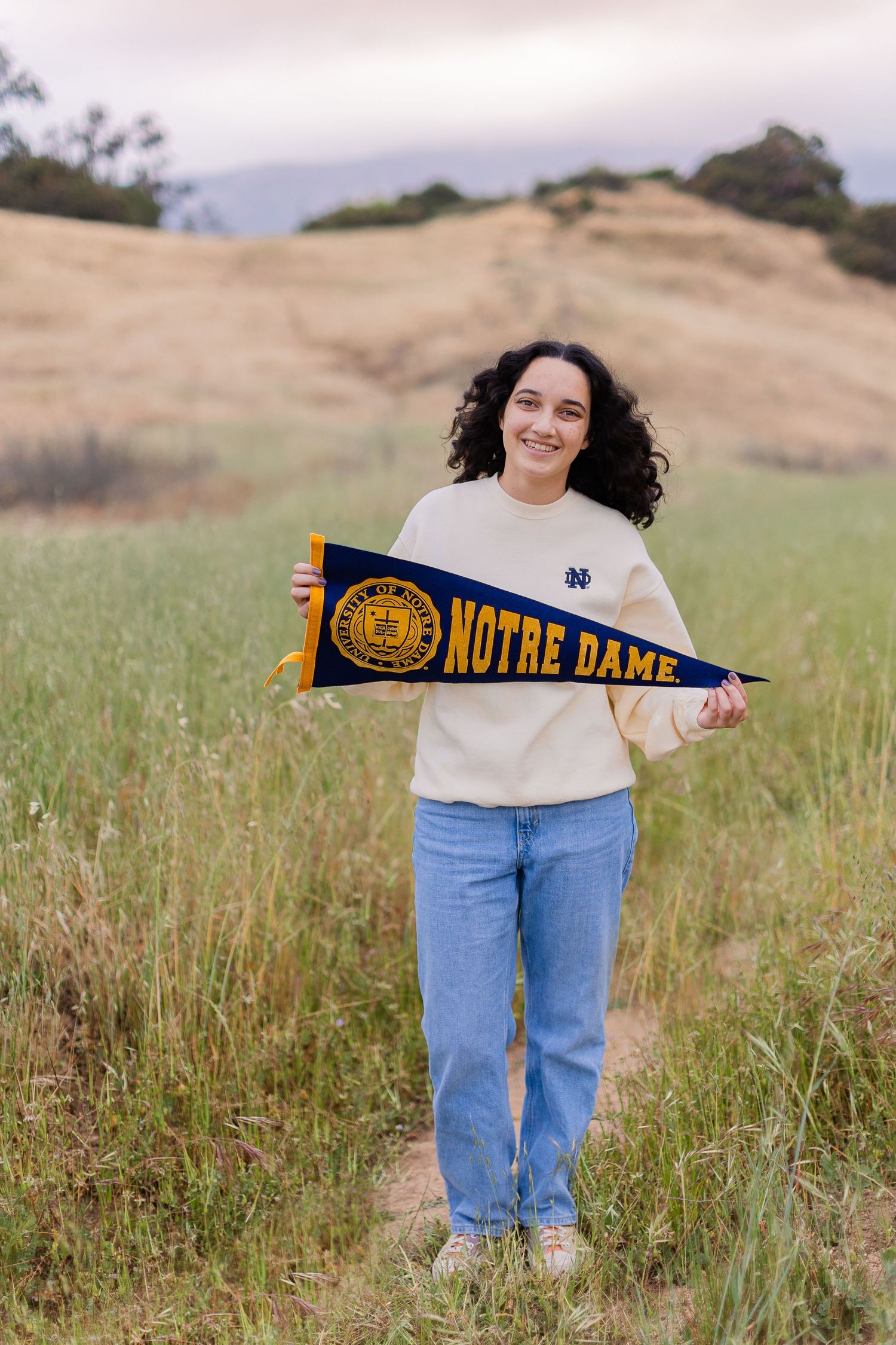 Notre Dame incoming freshman girl