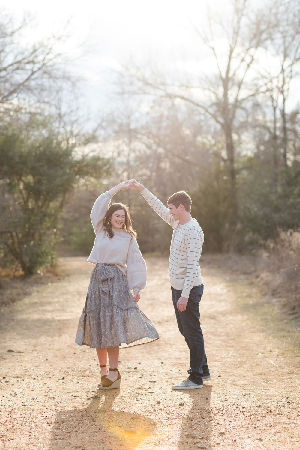 Bryan College Station Texas Wedding Engagement Photographer Lick Creek Park