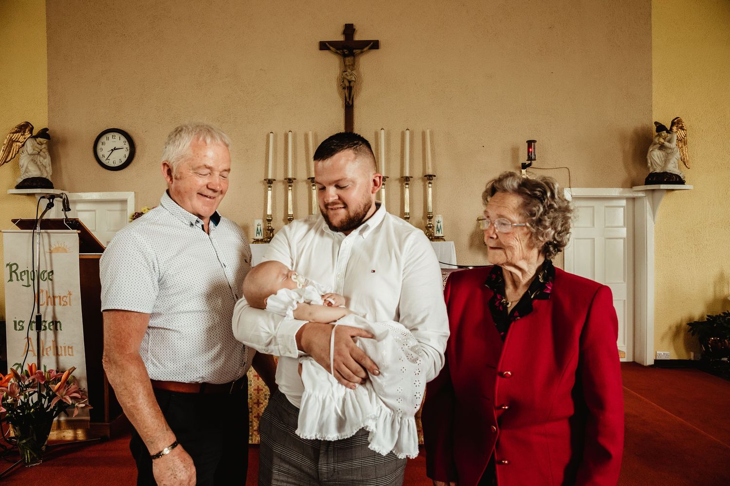 Four generations at baptism