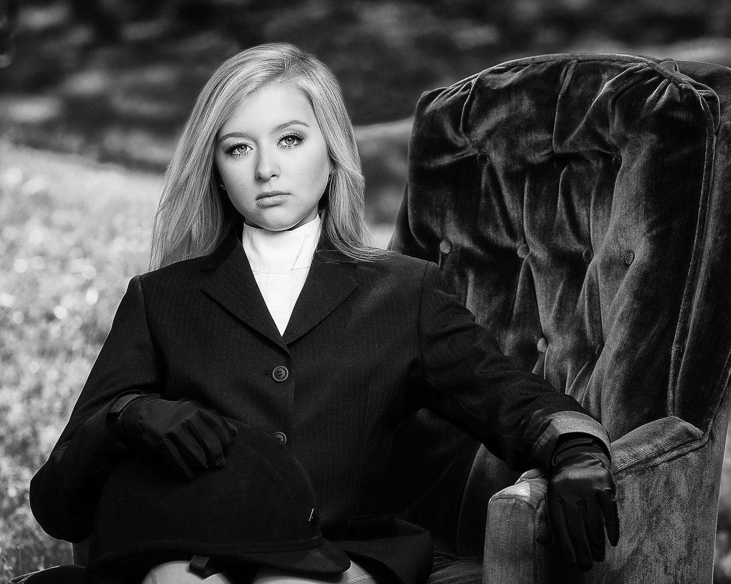Blonde Equestrian Georgia