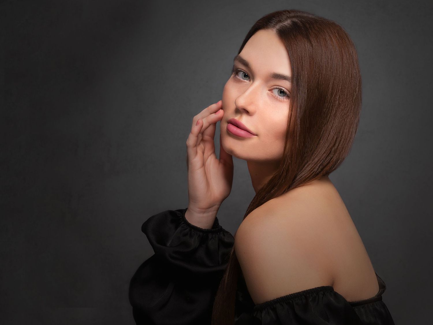 Elegantes Porträt einer Frau