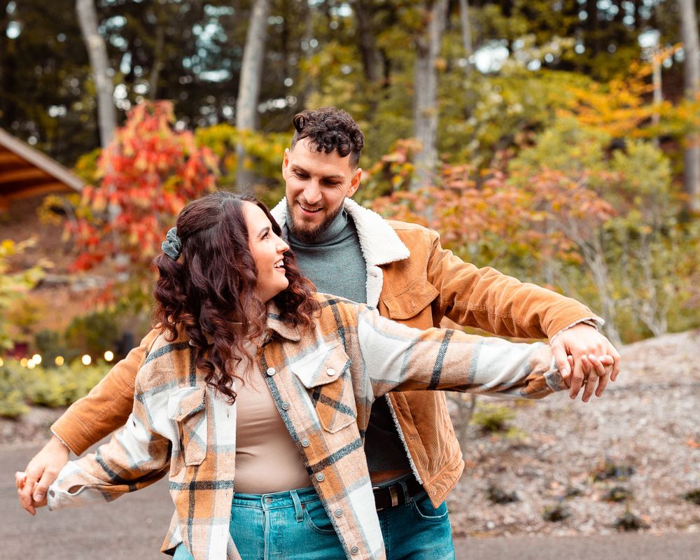 unposed, natural light engagement portraits in central ma