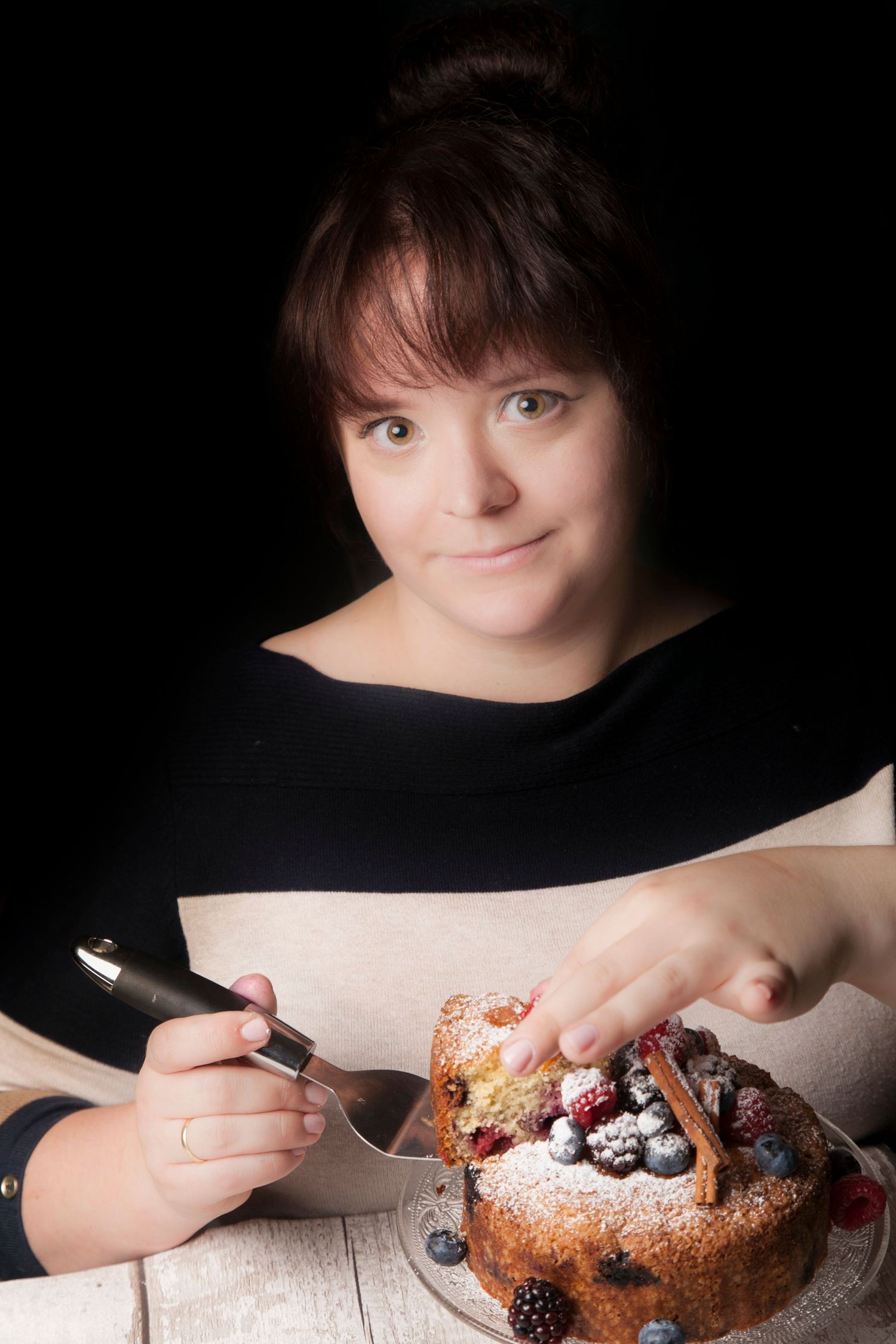 Cake Slice - Food, Styling & Model by © Reka Csulak + Photo by © Vicente Mateu