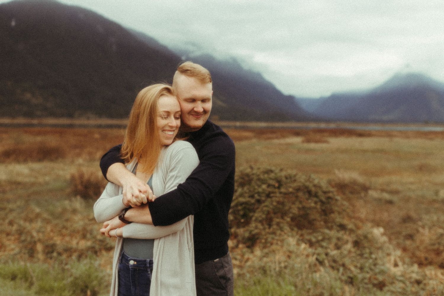 Pitt Lake engagement photos. Mountain locations for photos near Vancouver BC