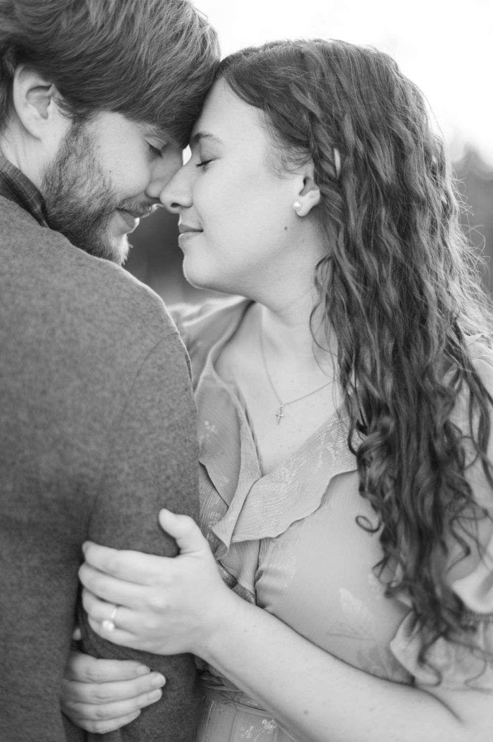 Sentimental Fall engagement session at Turkey Mountain, Tulsa, Oklahoma,