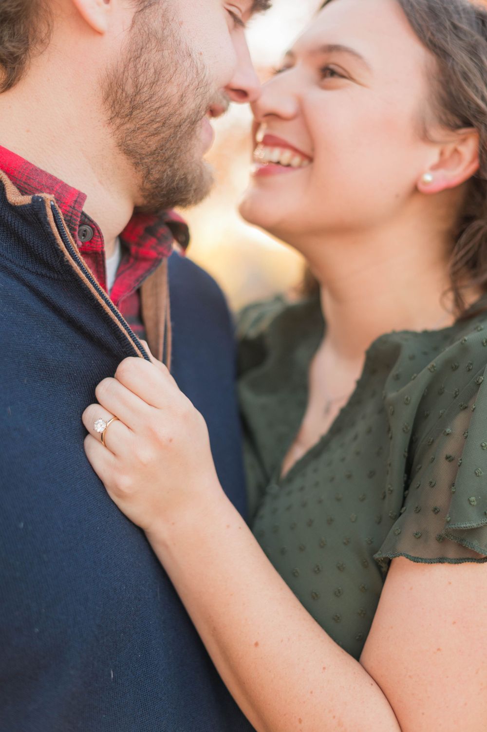 Sentimental Fall engagement session at Turkey Mountain, Tulsa, Oklahoma,