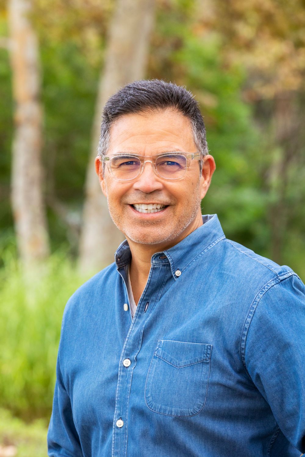 Peter Perez of PYPhotography smiles for the camera at Jeffrey Open Trails.
