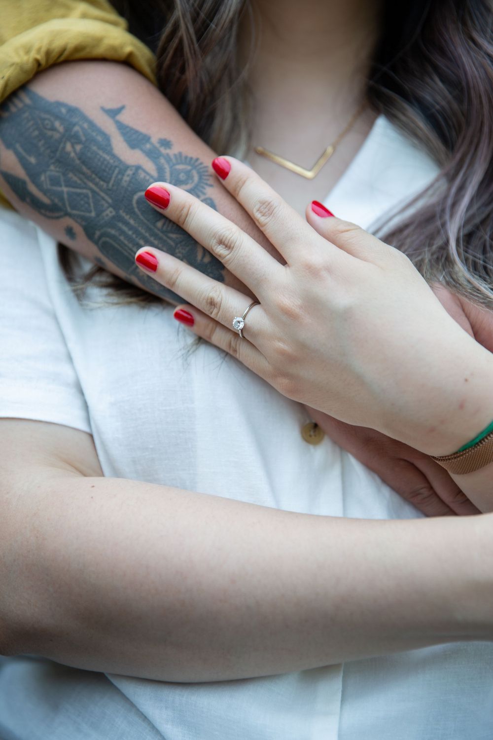 Domino Park Brooklyn Engagement Session | Emily Louick Photography