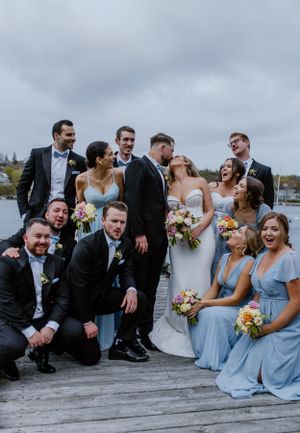 Wedding party photos at Saraguay House, Purcell's Cove, Halifax Nova Scotia