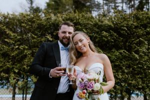 Bride and groom photos at Saraguay House, Purcell's Cove, Halifax Nova Scotia