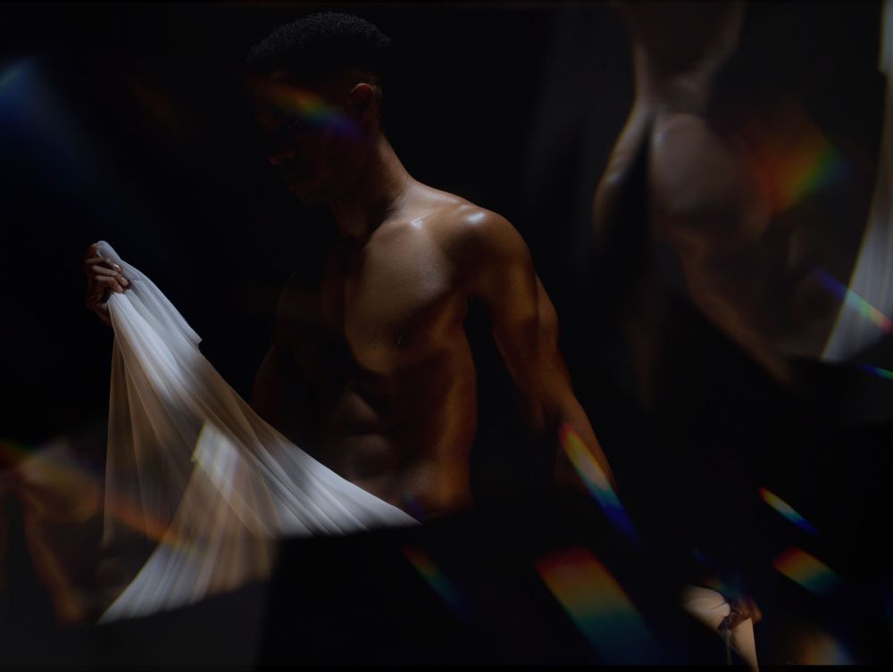 creative, moody, artistic nude photoshoot