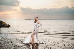 beach maternity sesson