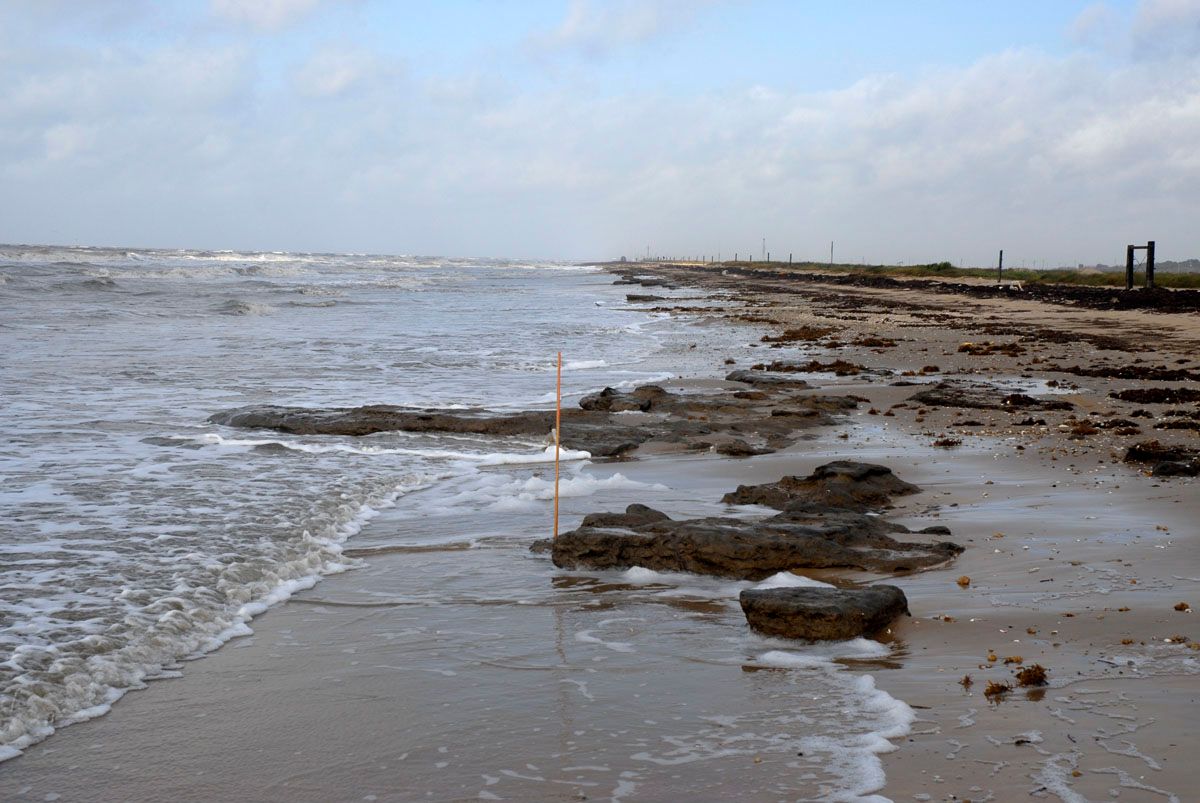 Dirty Texas Coastline