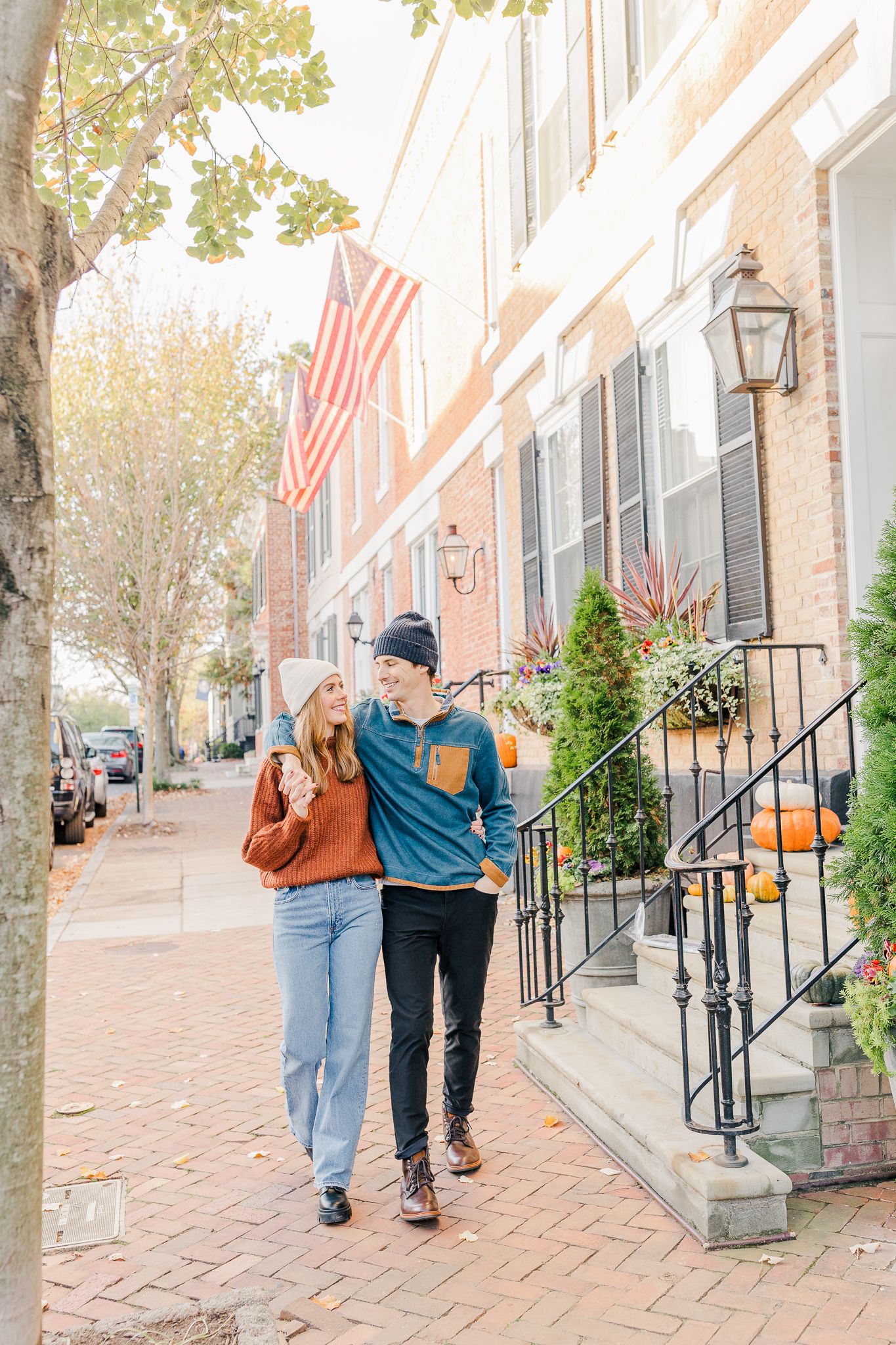 OLD TOWN ALEXANDRIA FALL ENGAGEMENT SHOOT