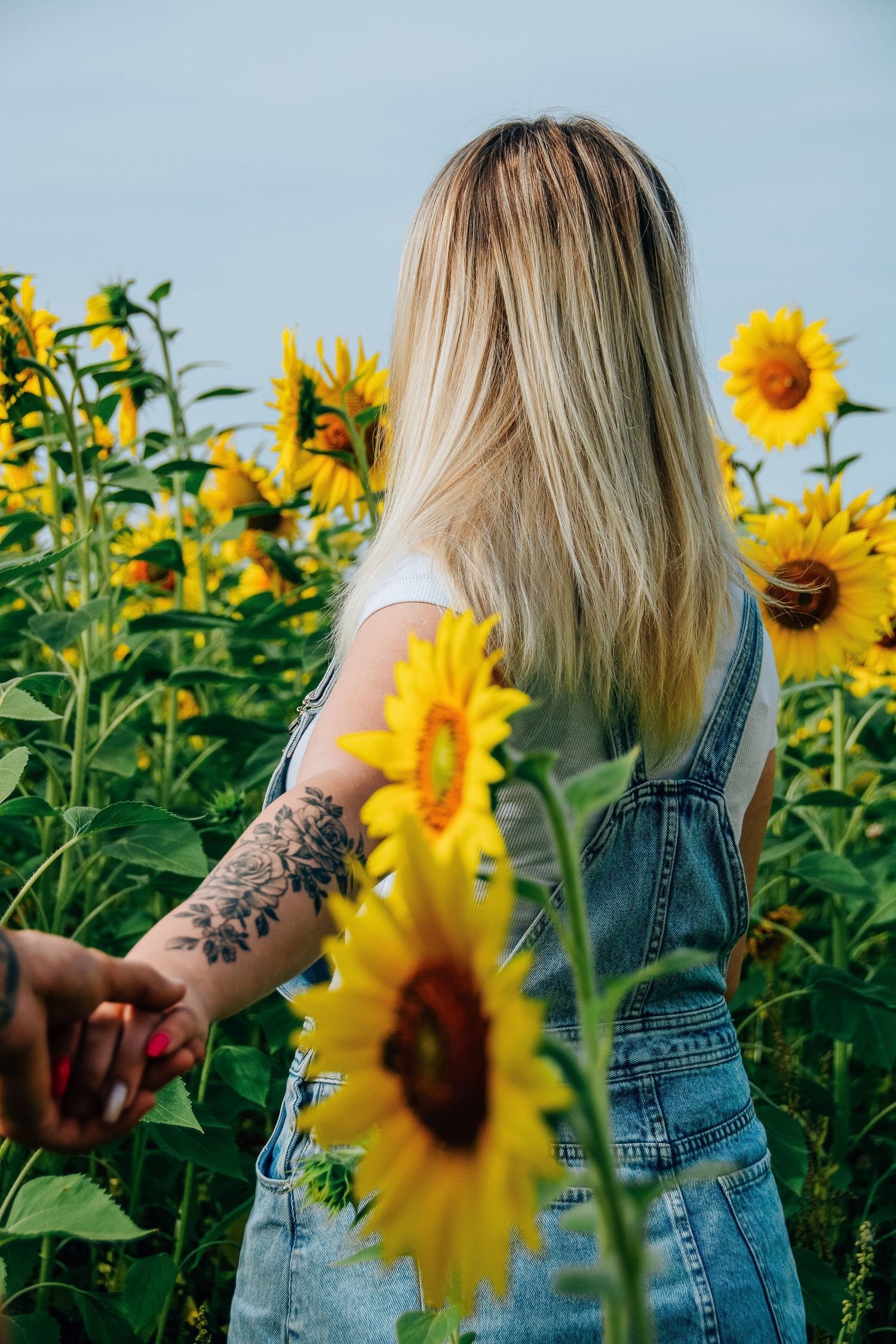 Romantic couple portrait outdoor