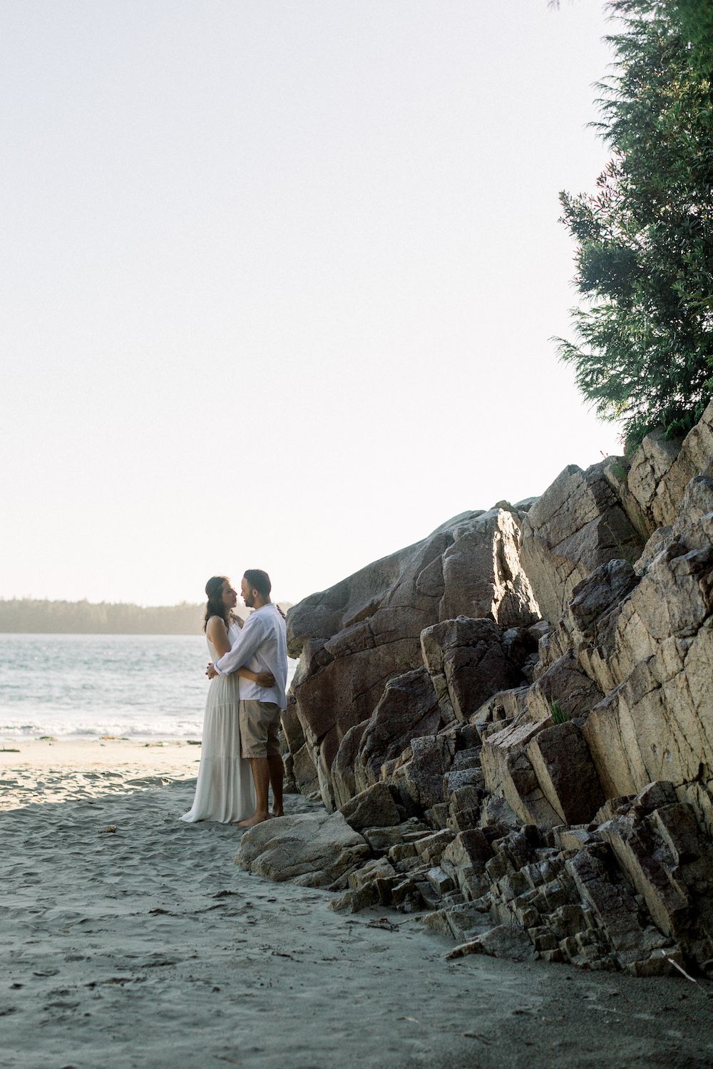 Couple after their elopement ceremony.
