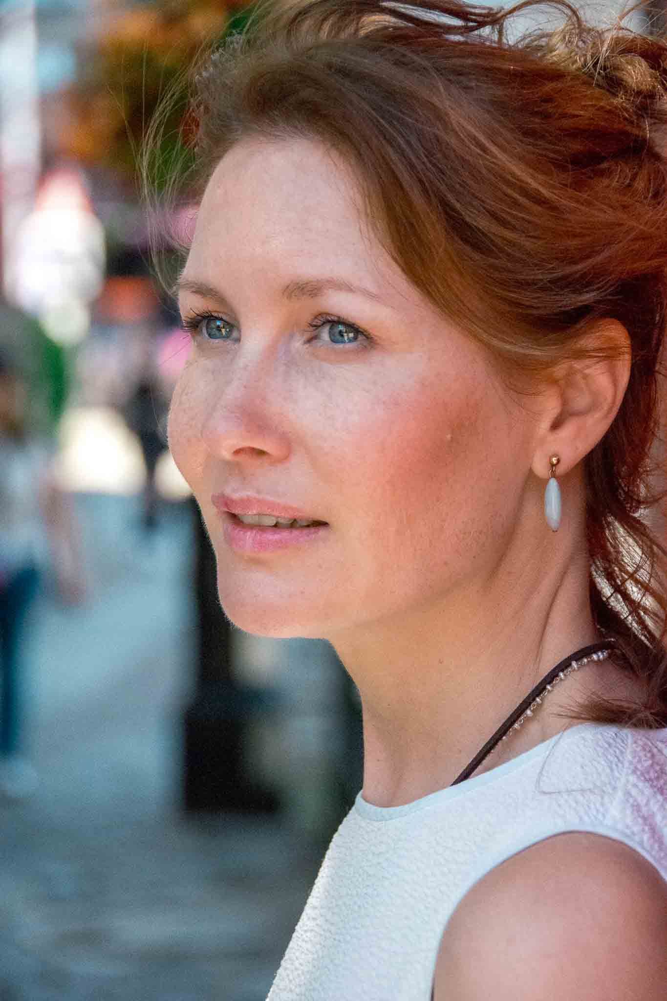 Natural light portrait of women