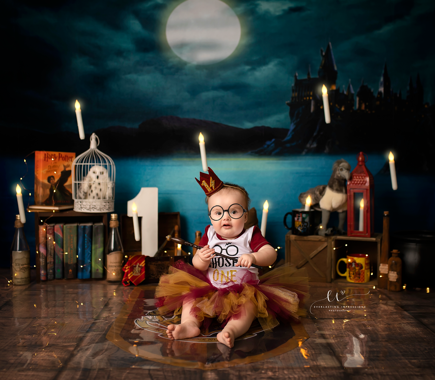 Binghamton, New York Cake Smash First Birthday Studio Photographer