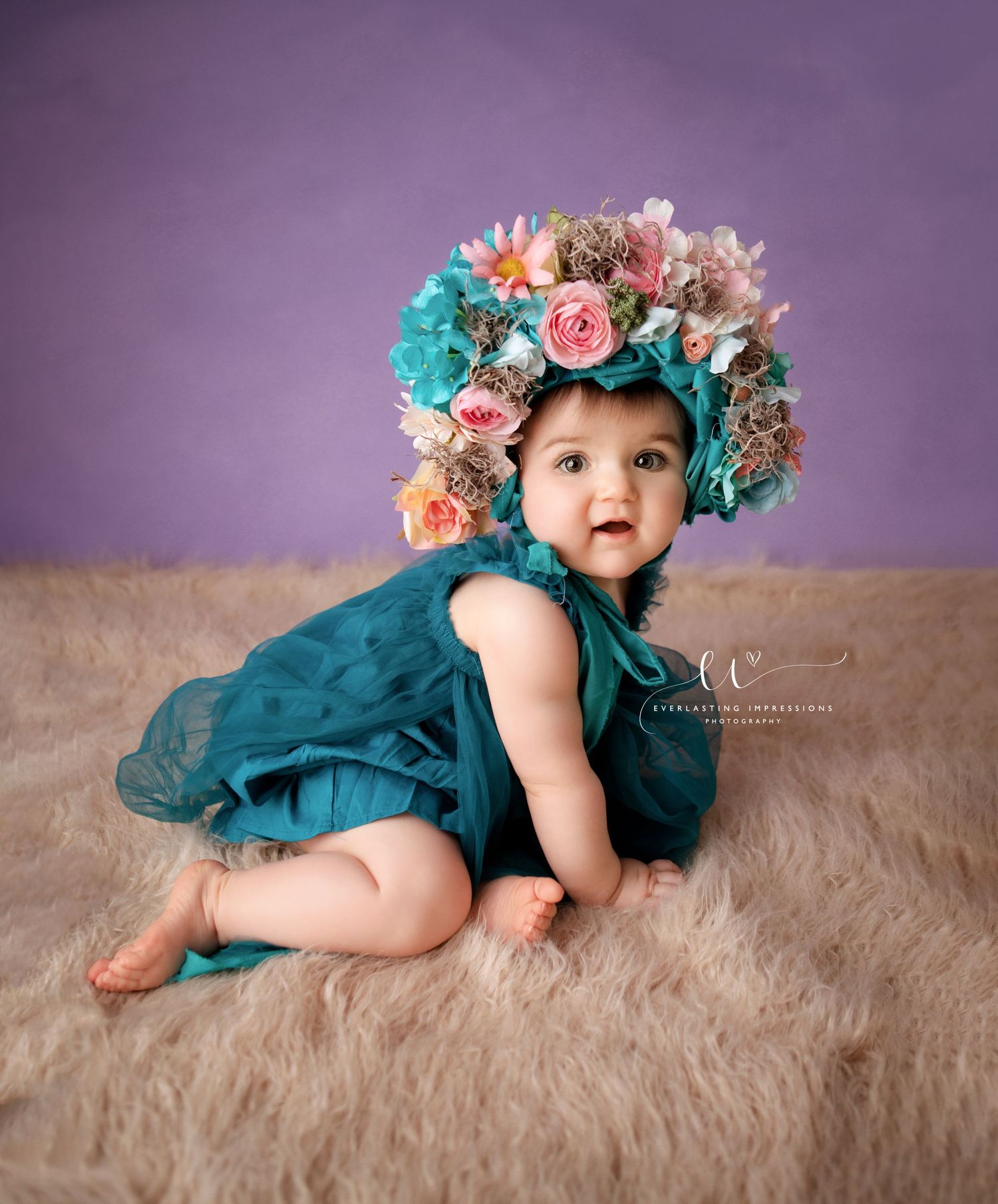 Binghamton, New York Cake Smash First Birthday Studio Photographer