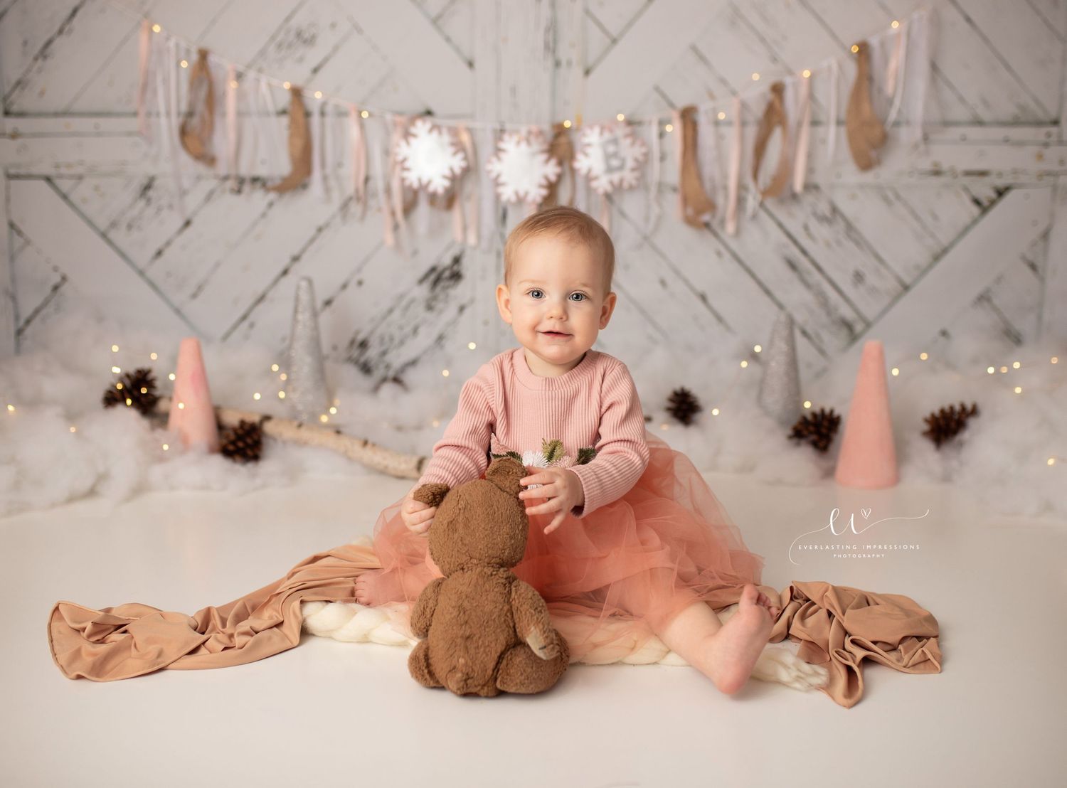 Binghamton, New York Cake Smash First Birthday Studio Photographer