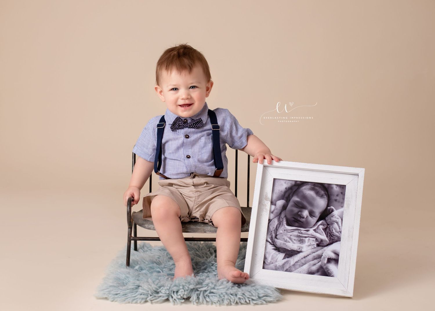 Binghamton, New York Cake Smash First Birthday Studio Photographer