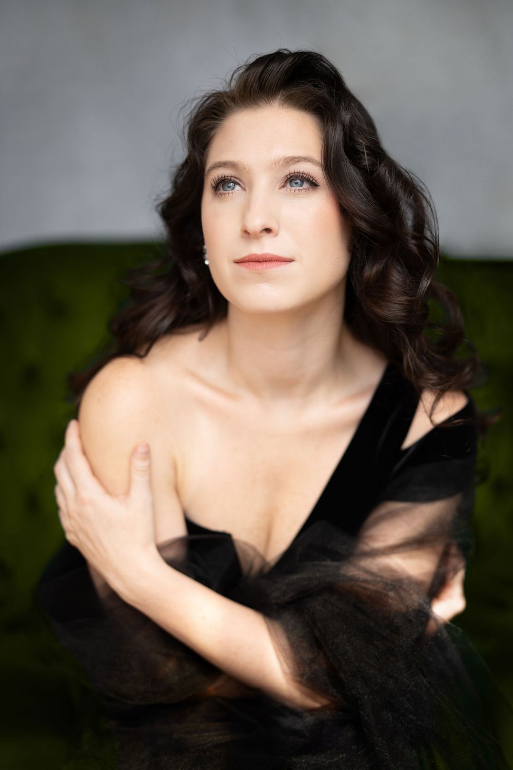 Opera soprano headshot by Kendra Irene