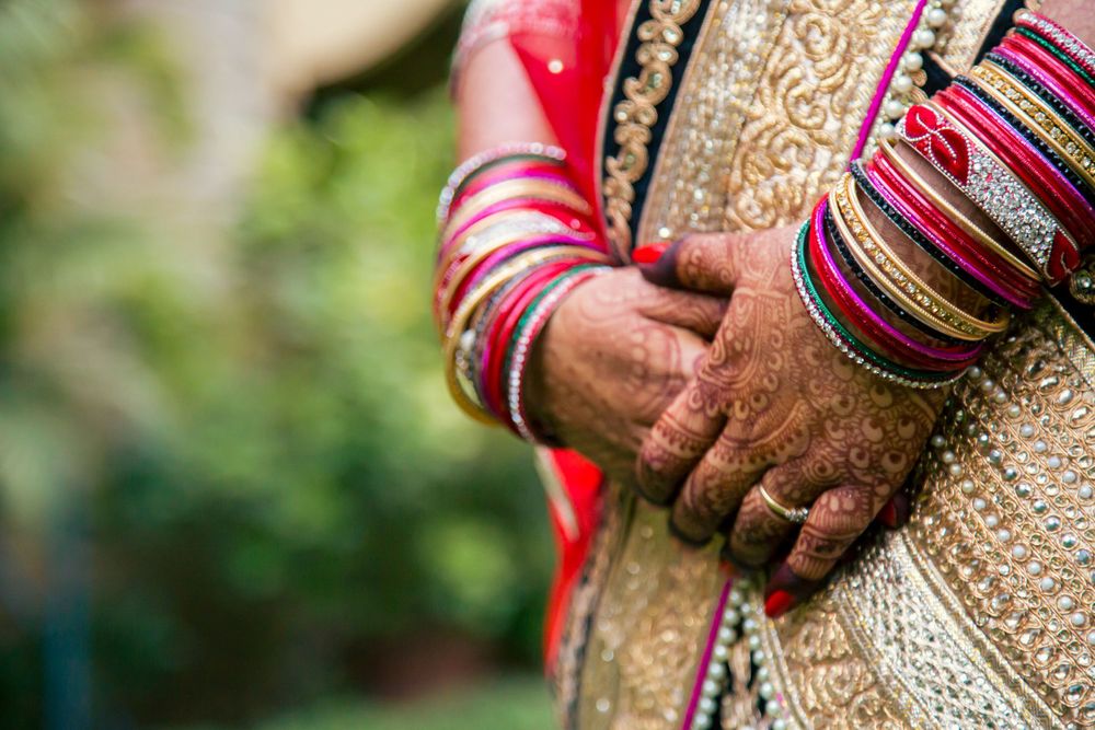 Bride Mahendi Portrait