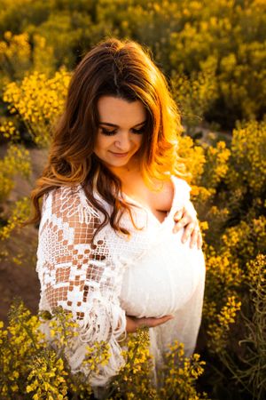 maternity photography AZ, desert maternity session	pregnancy portraits Arizona