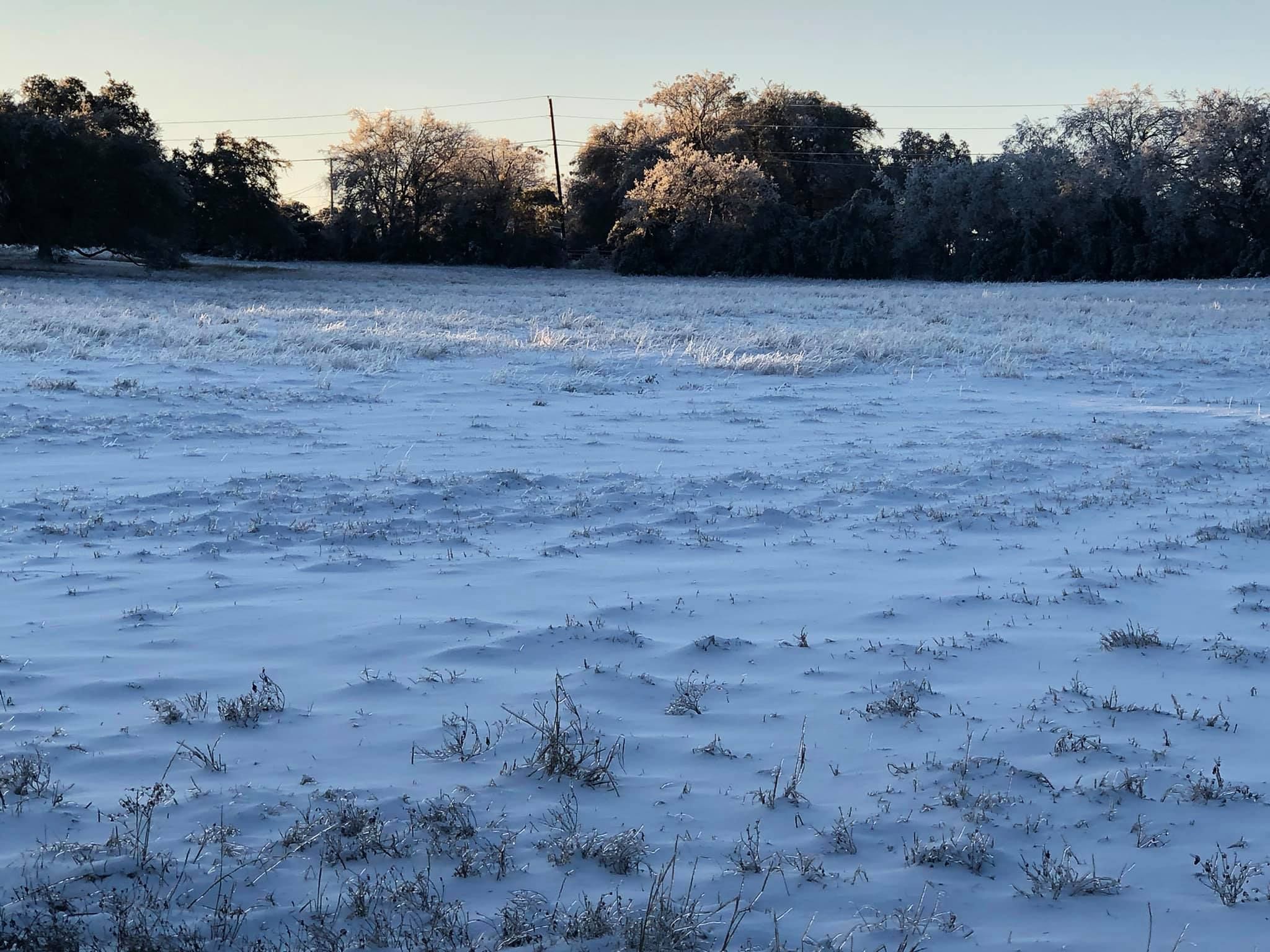 When a Southern Field Frozed
