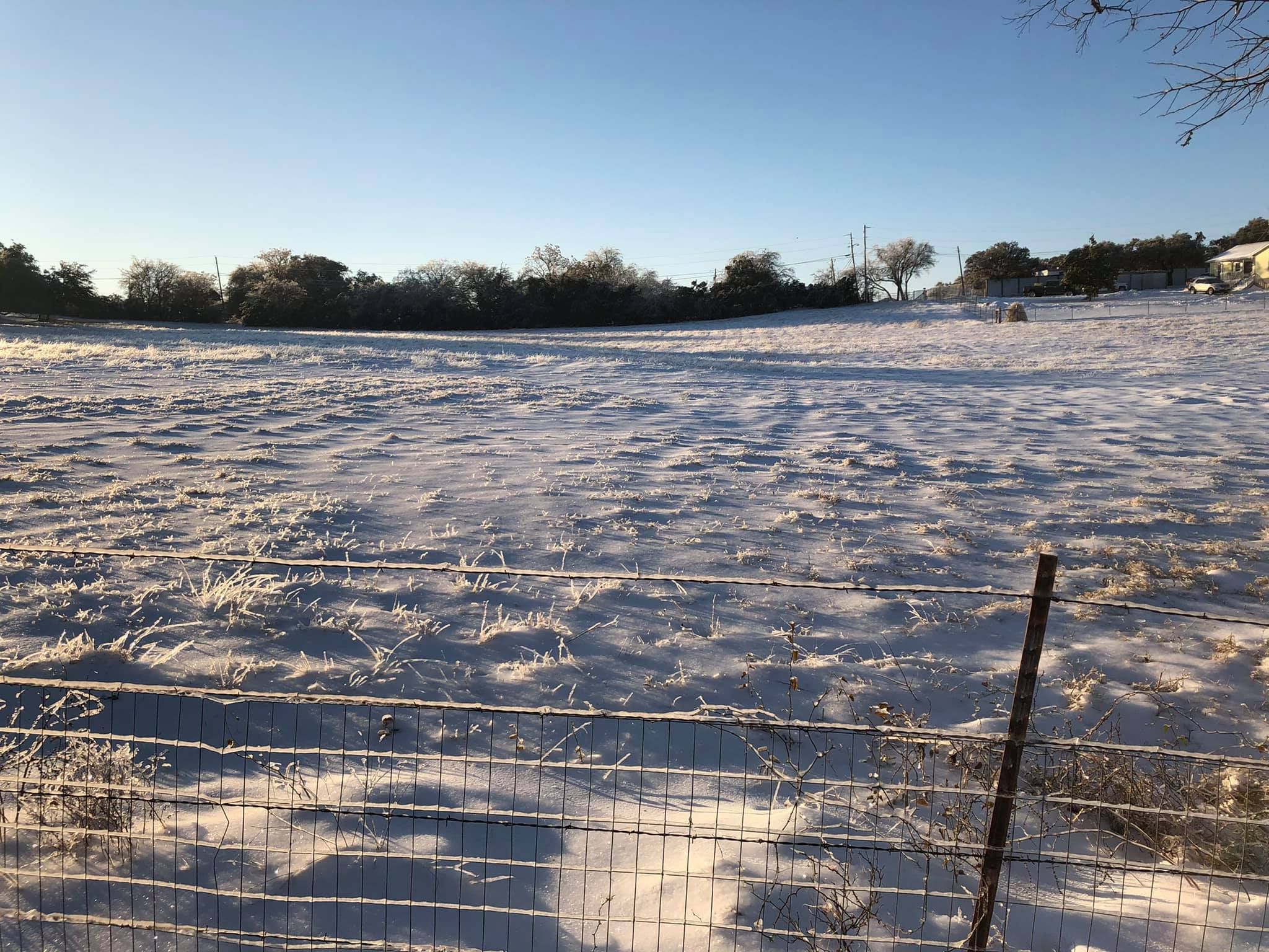 When a Southern Field Frozed