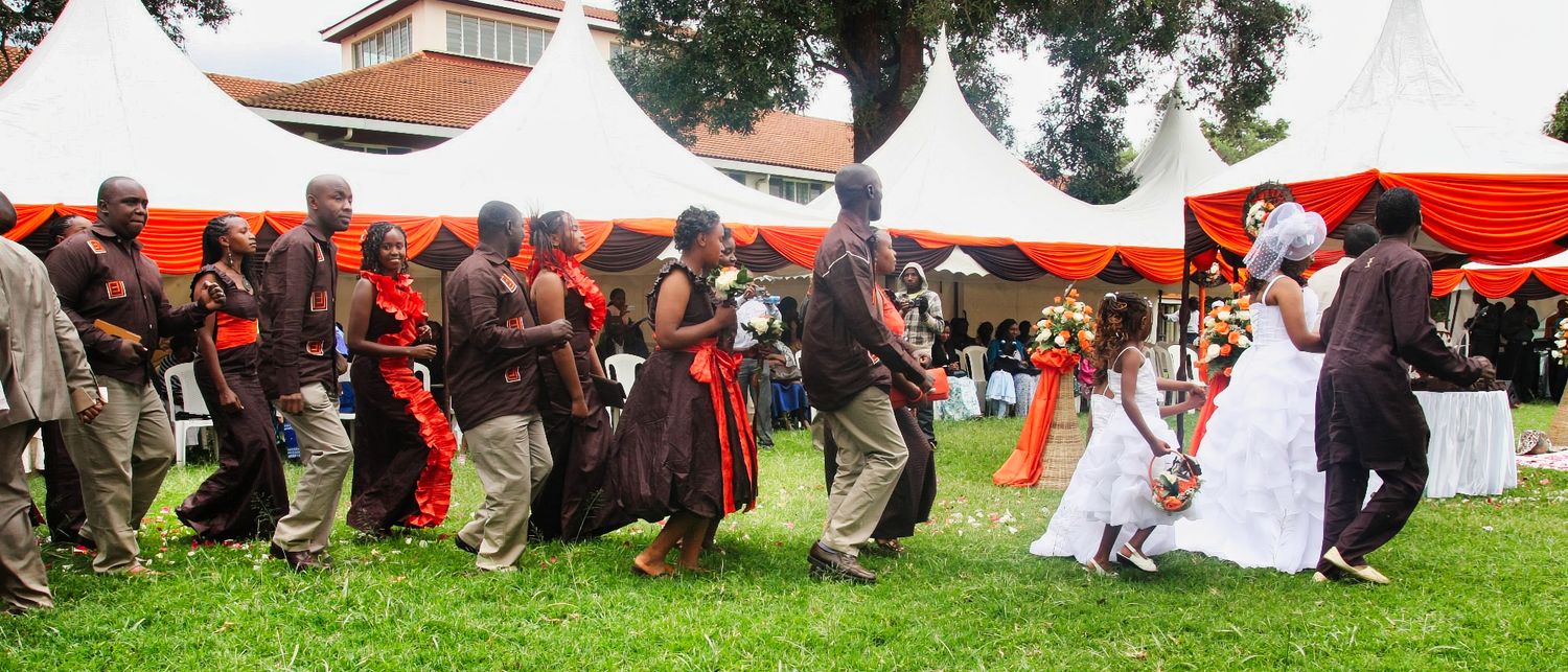 Kenyan wedding entrance dance