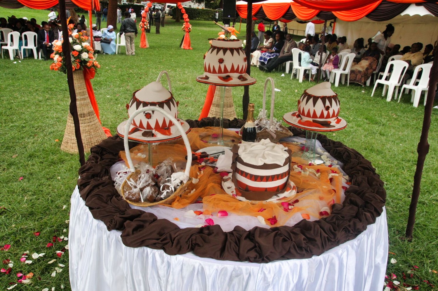 Kenyan wedding cake
