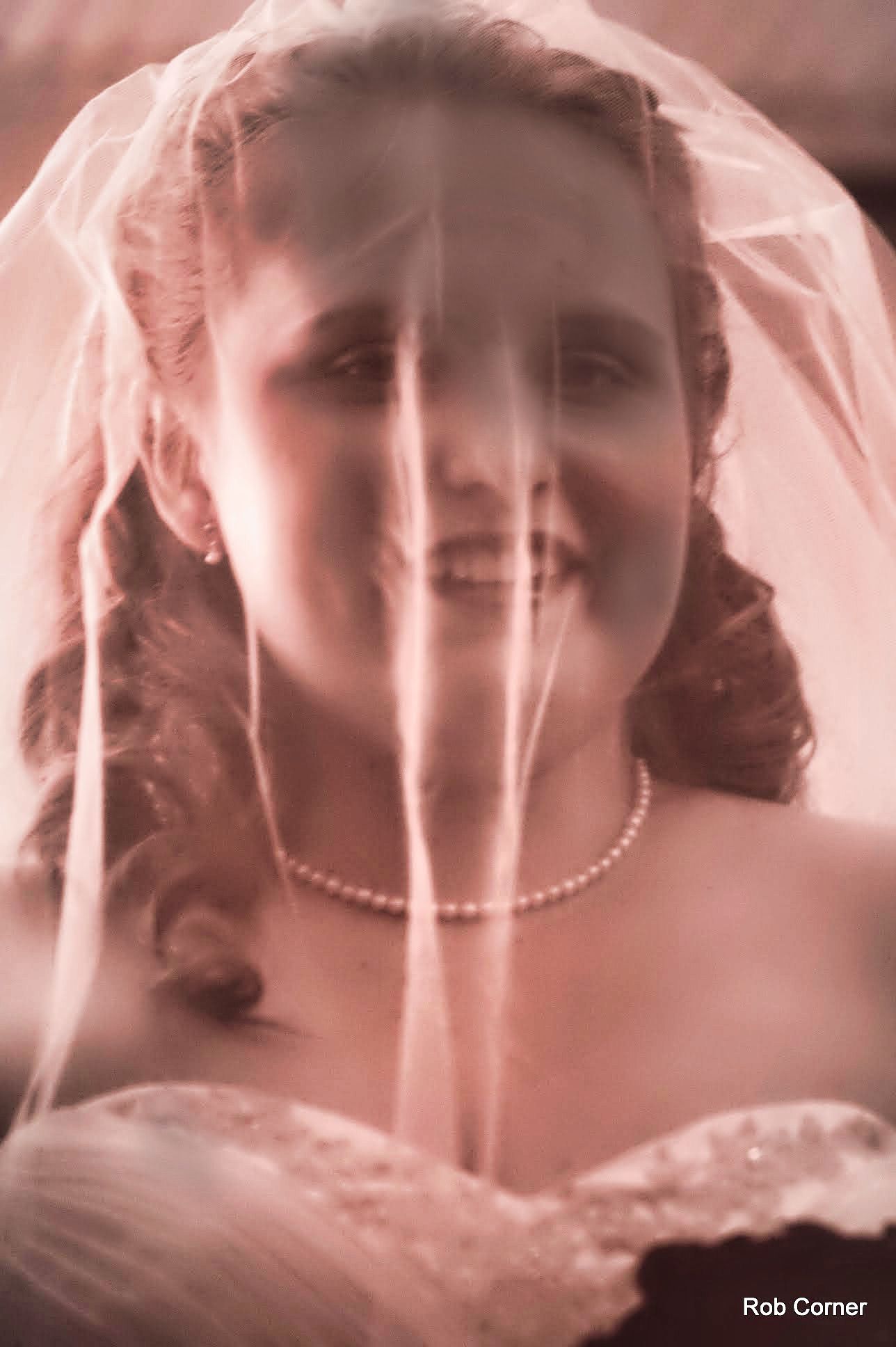 bride in veil