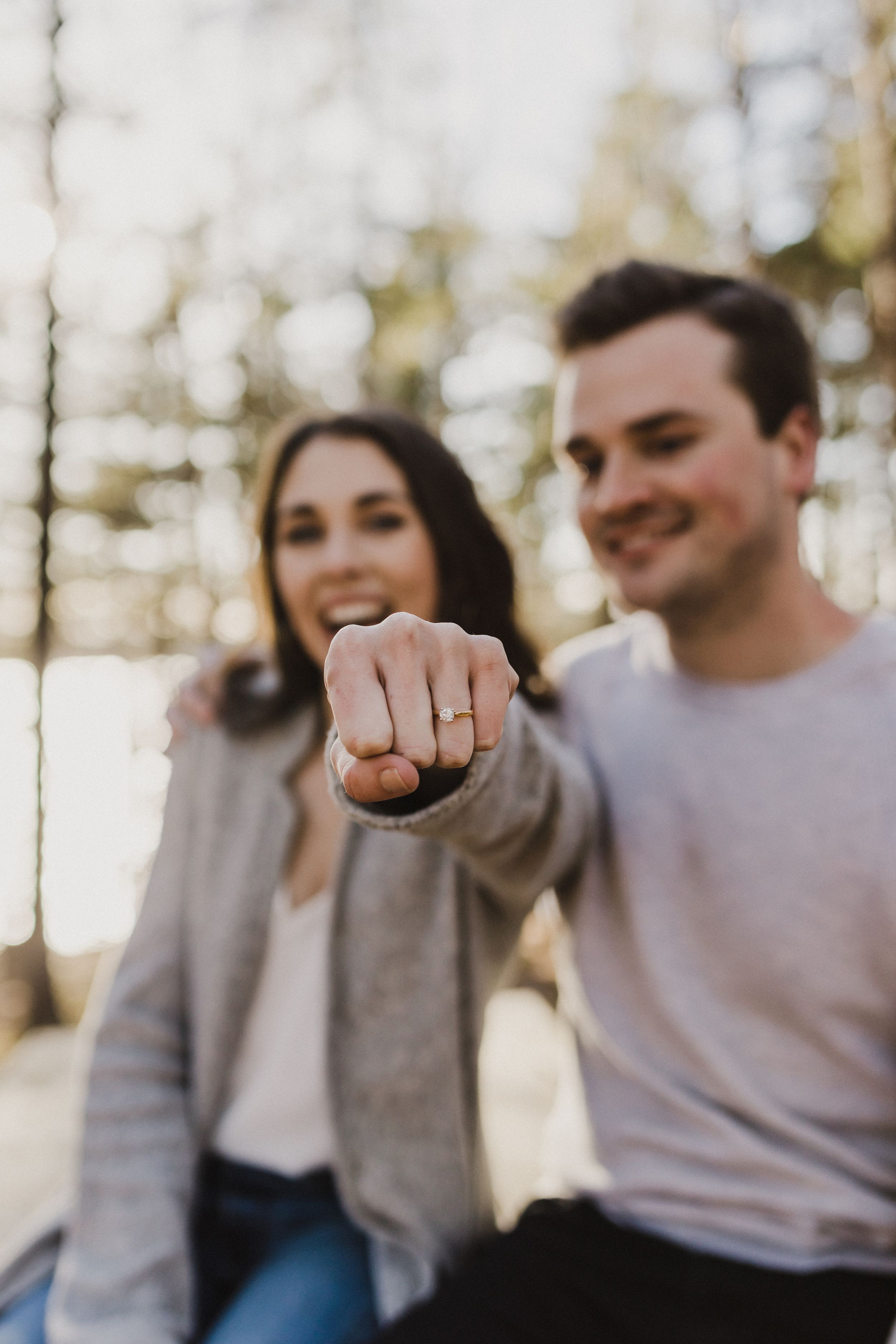 Sunset engagement session at Laurie Provincial Park, Grand Lake, Nova Scotia by Charlotte Buckle Photography