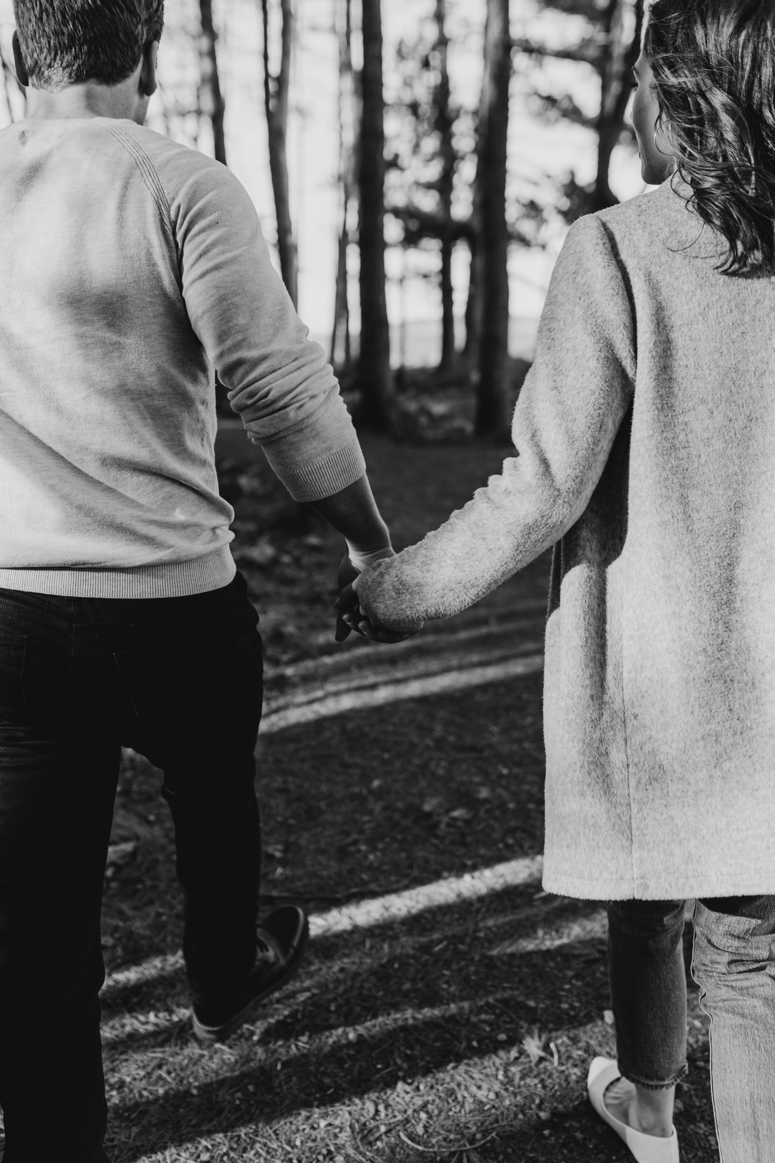 Sunset engagement session at Laurie Provincial Park, Grand Lake, Nova Scotia by Charlotte Buckle Photography