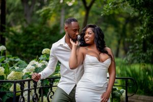 Engagement session at the Hungarian Gardens