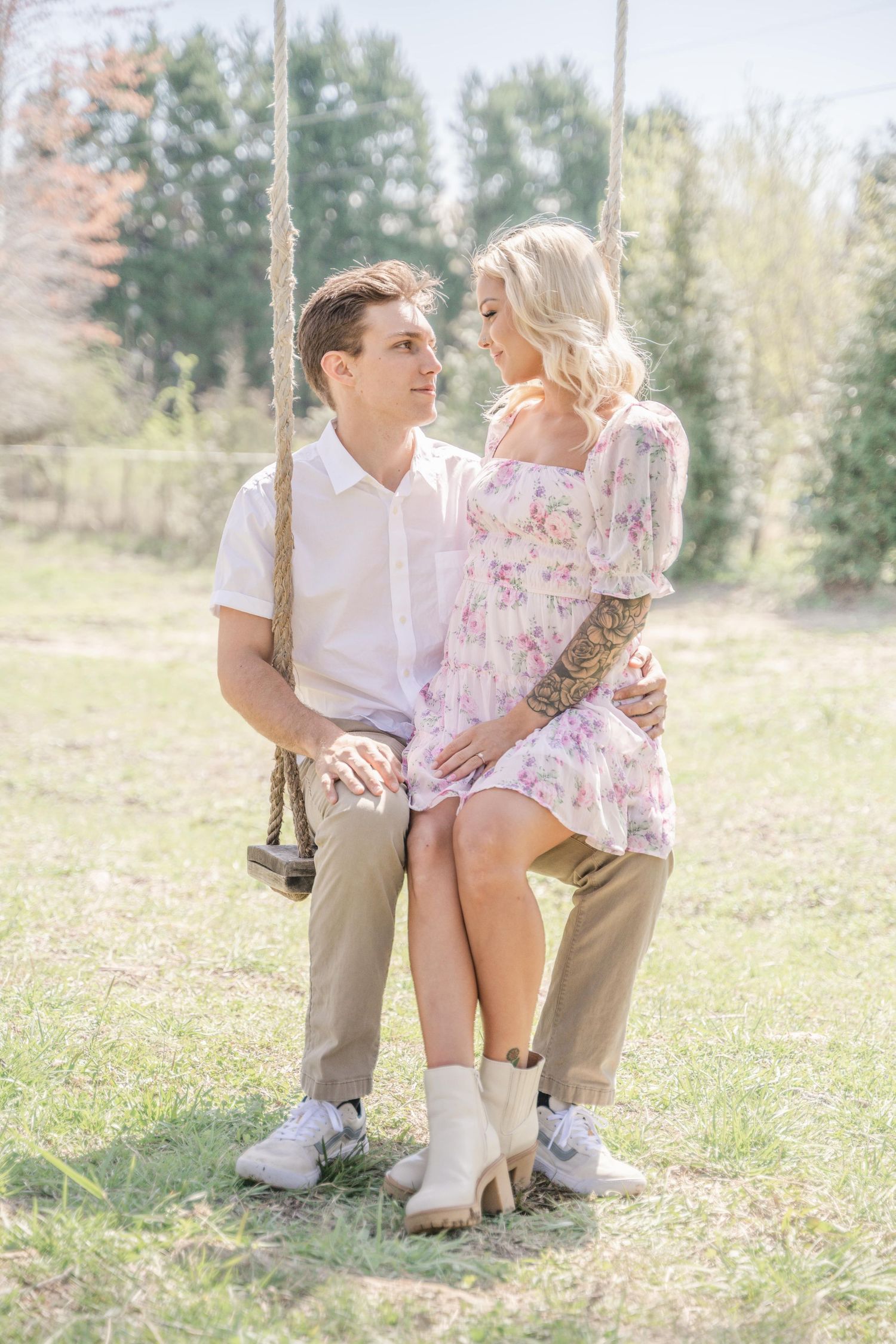 Dewberry Farm Photoshoot Tulip Mini Session Triad Greensboro, NC