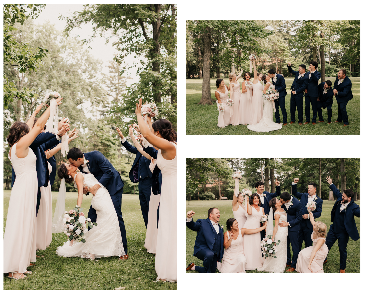 Ohio Wedding, Ohio Photographer, Wedding Photographer, Camden Falls, Bridal Party Photos