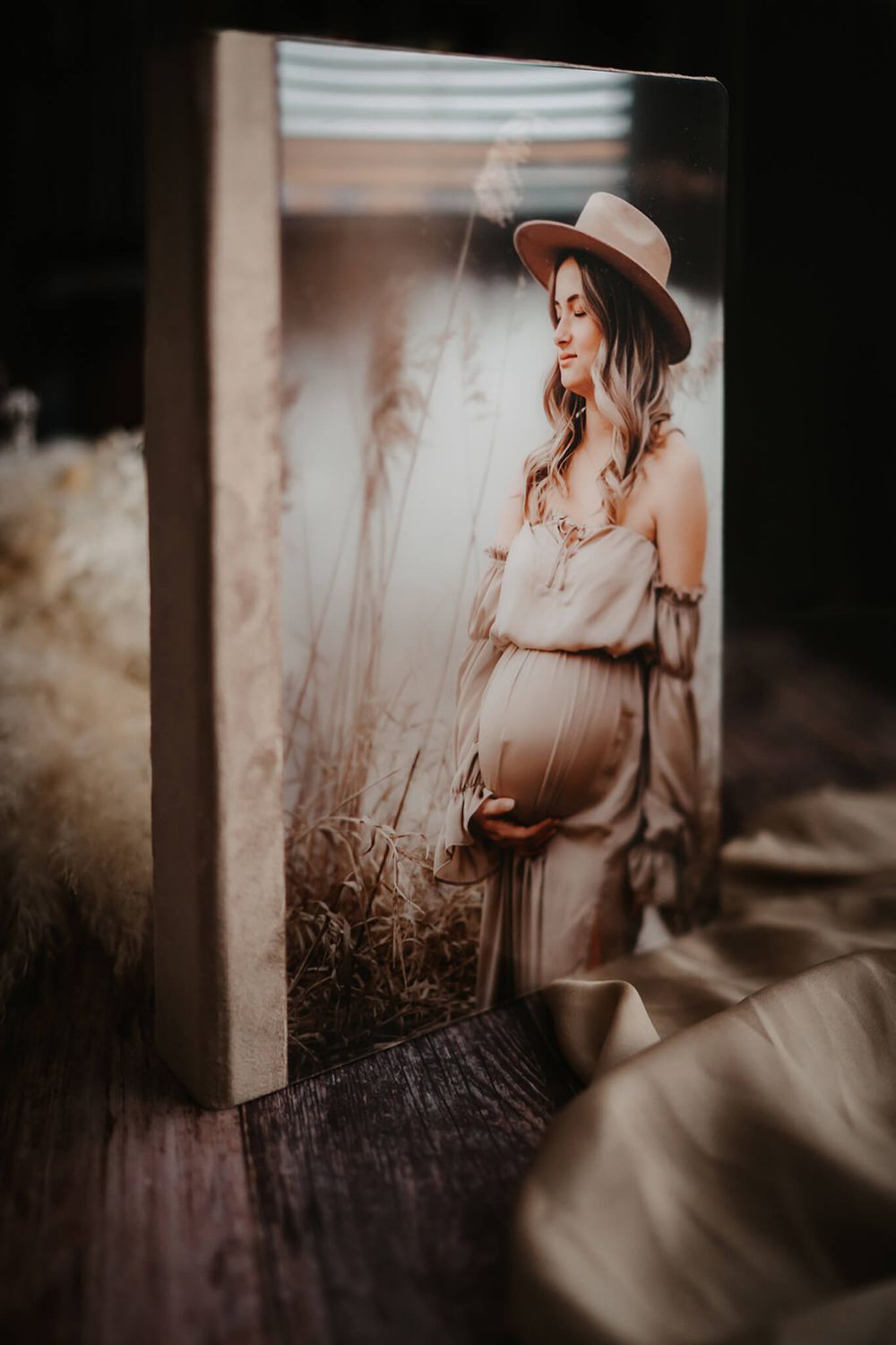 hochwertige fotobox foliobox passepartout box foto kartonkern hartschaum edel kunstdruck fineart boho