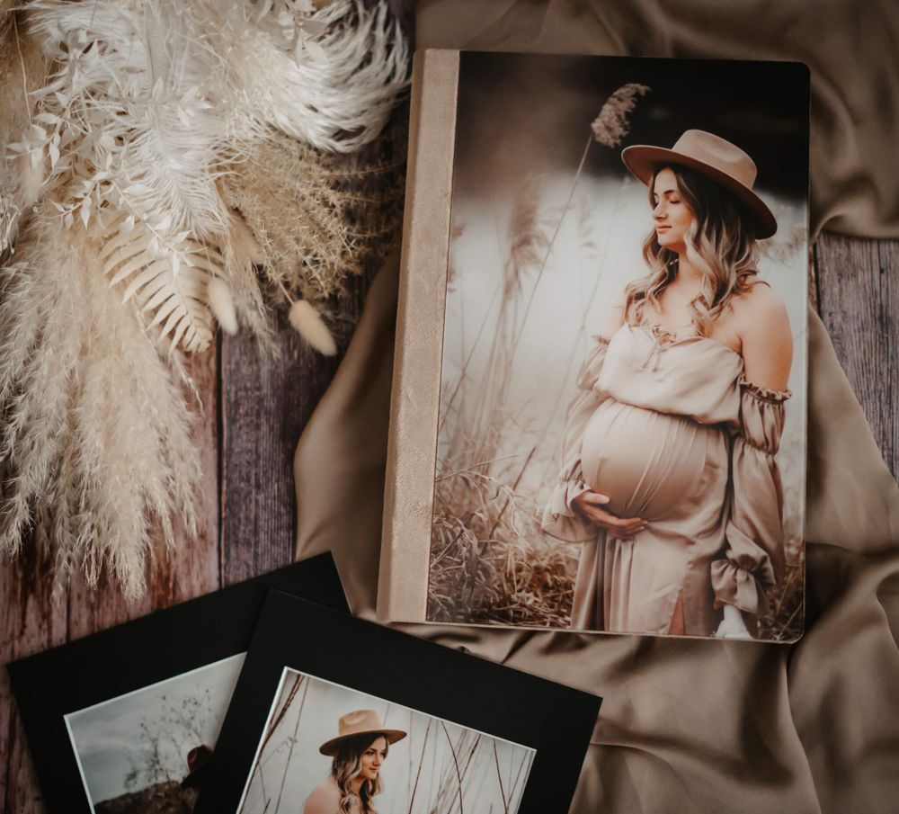 hochwertige fotobox foliobox passepartout box foto kartonkern hartschaum edel kunstdruck fineart boho