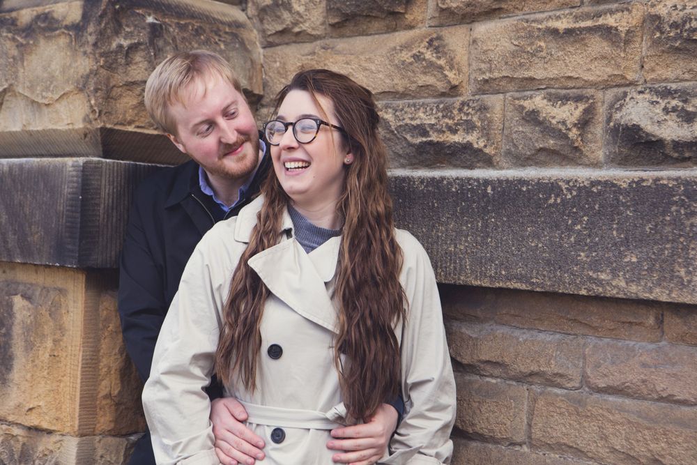 Couples pre-wedding shoot at Chatsworth Estate, Derbyshire, UK