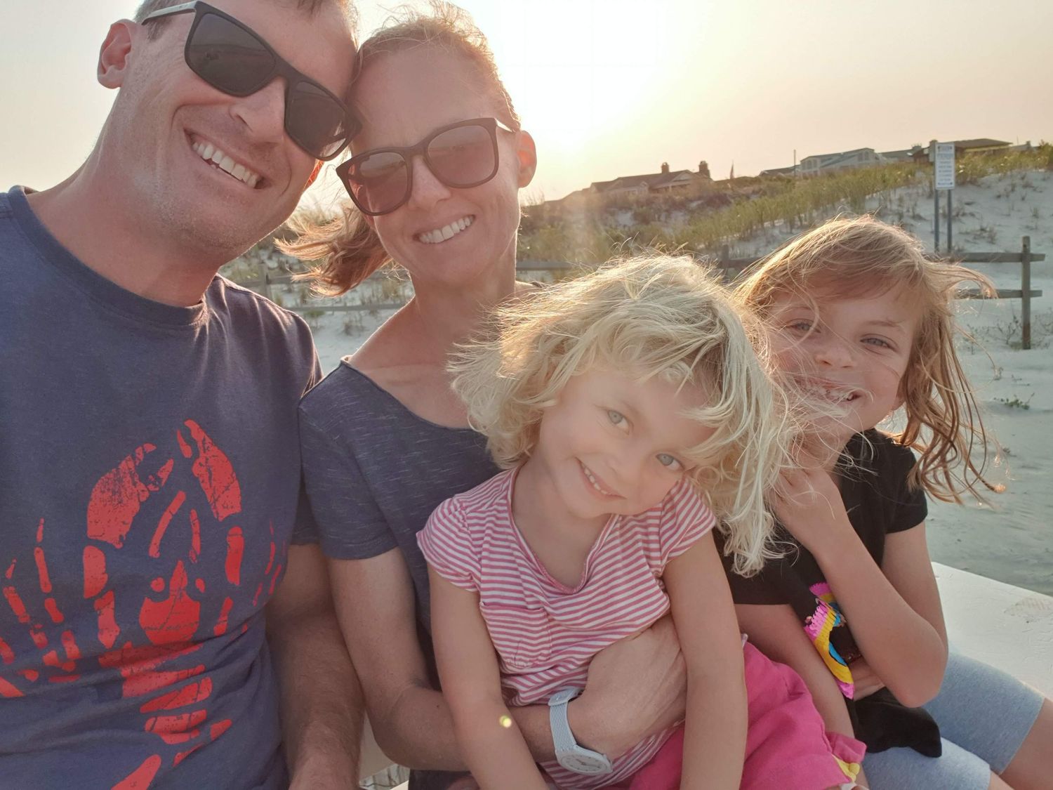 McShea family beach photo