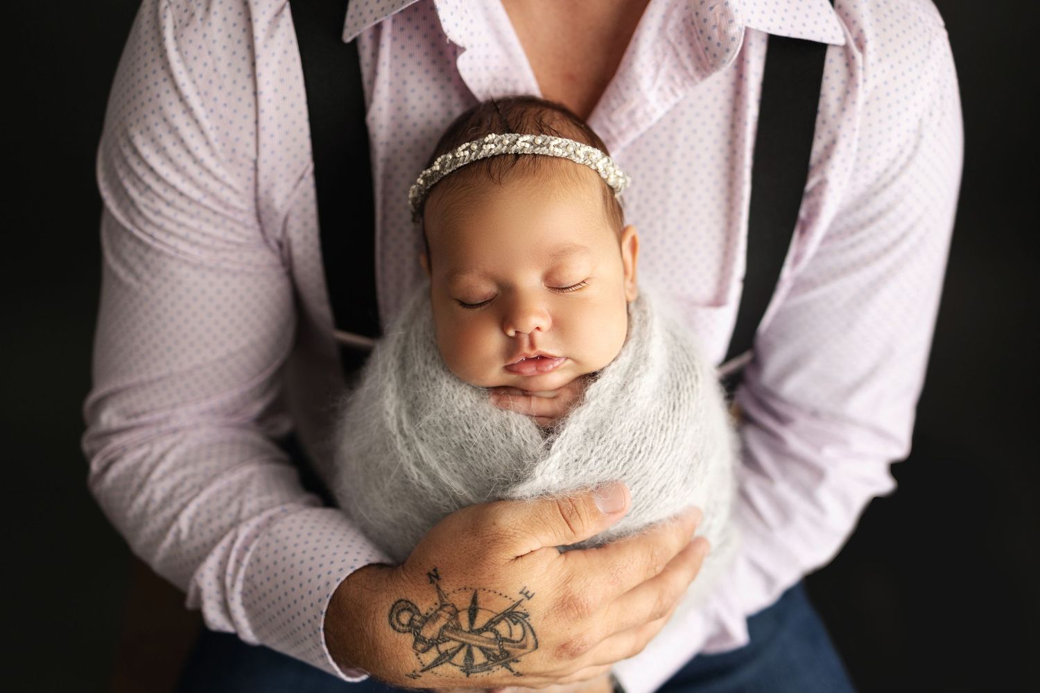 dad and baby