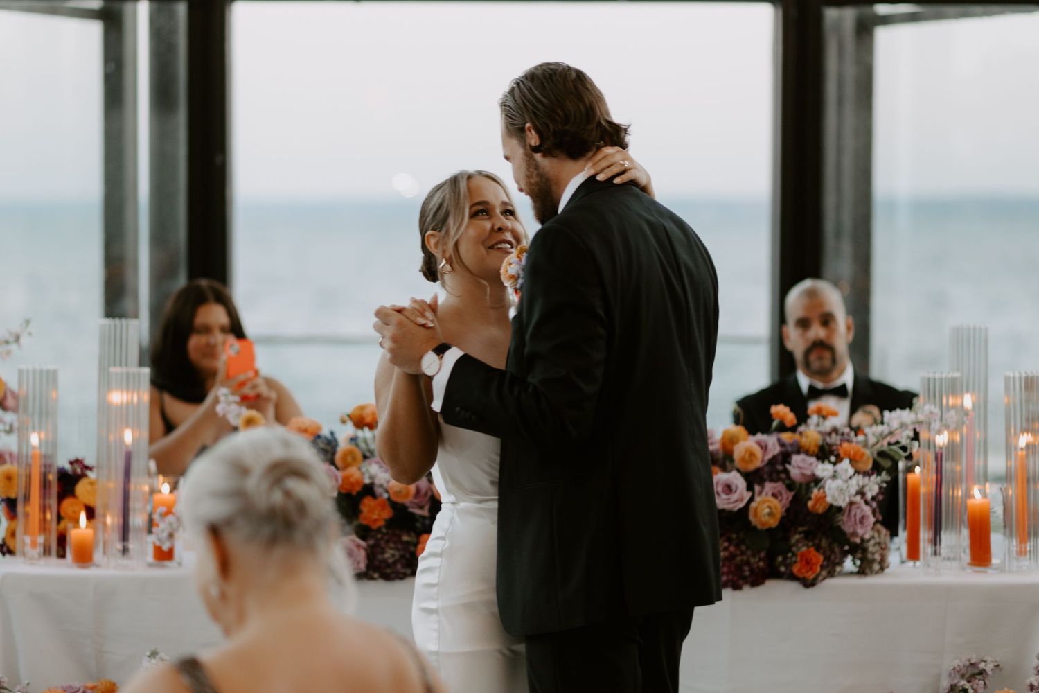 summer spencer's waterfront wedding burlington ontario canada candid