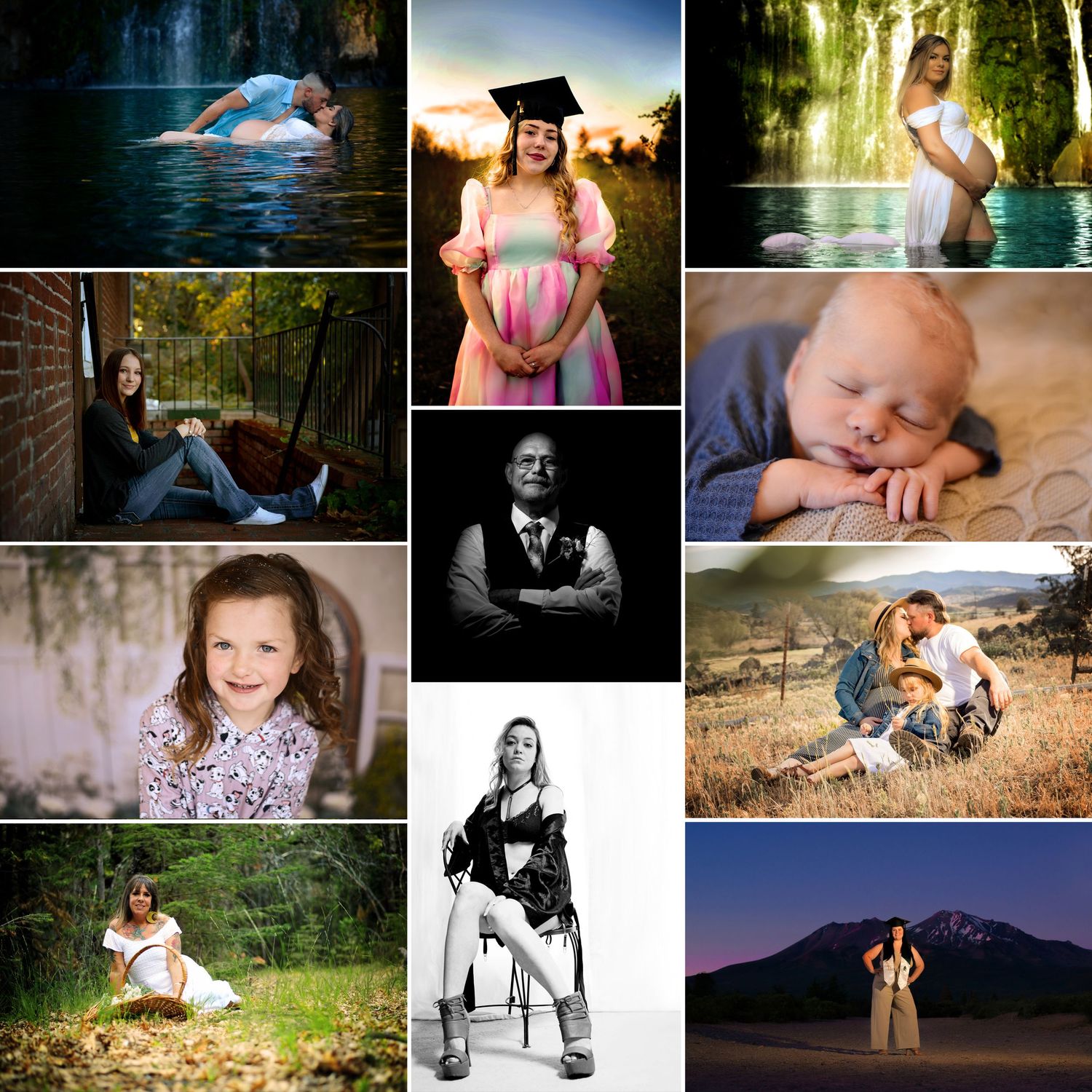 Children's photographer, senior portrait photographer, maternity & newborn photographer Yreka, Weed, Mt. Shasta