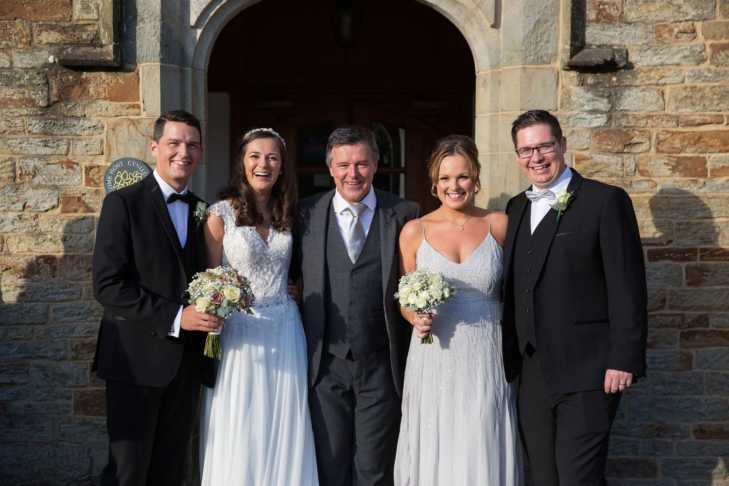 wedding photograph at Bryngarw House