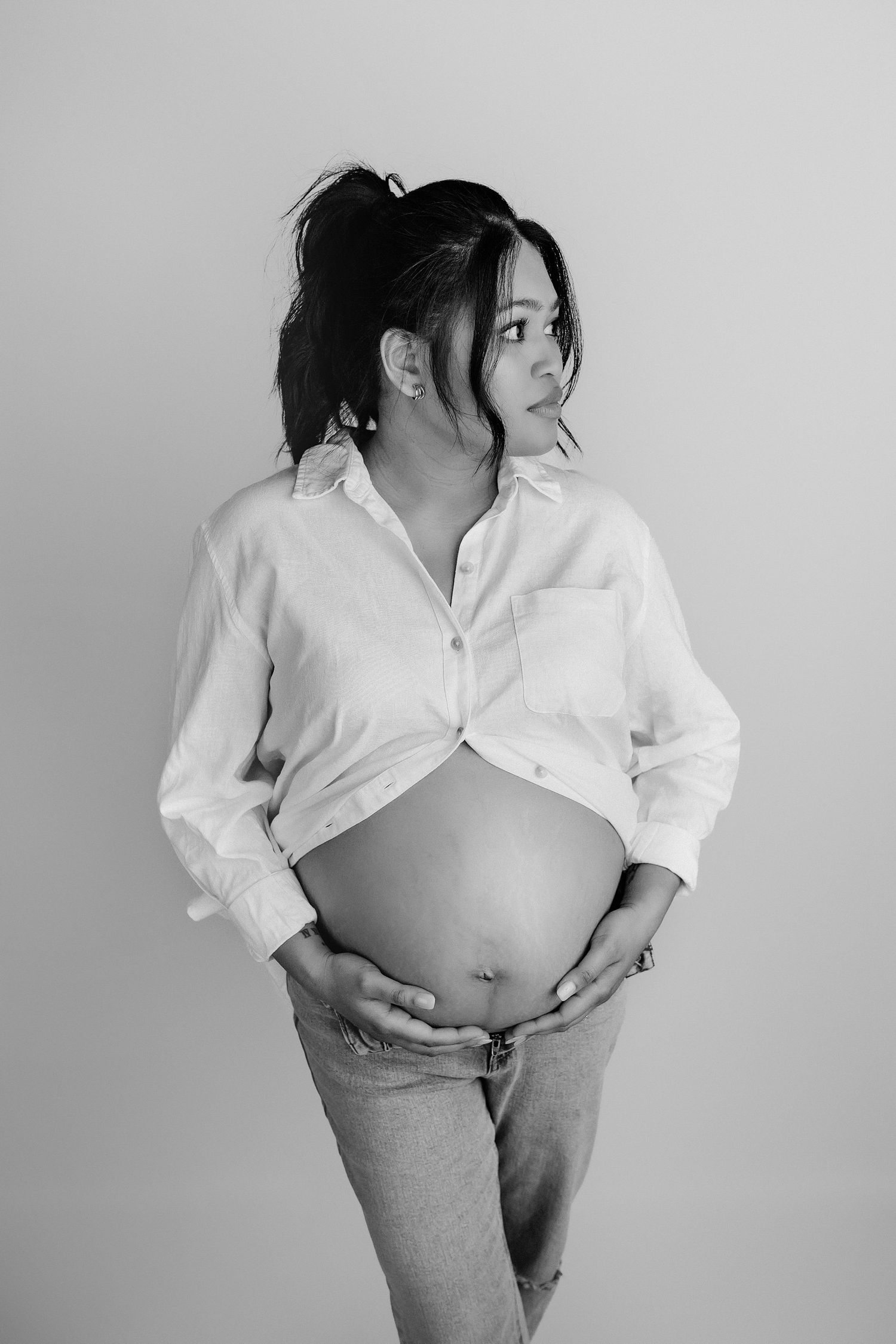 studio maternity photography