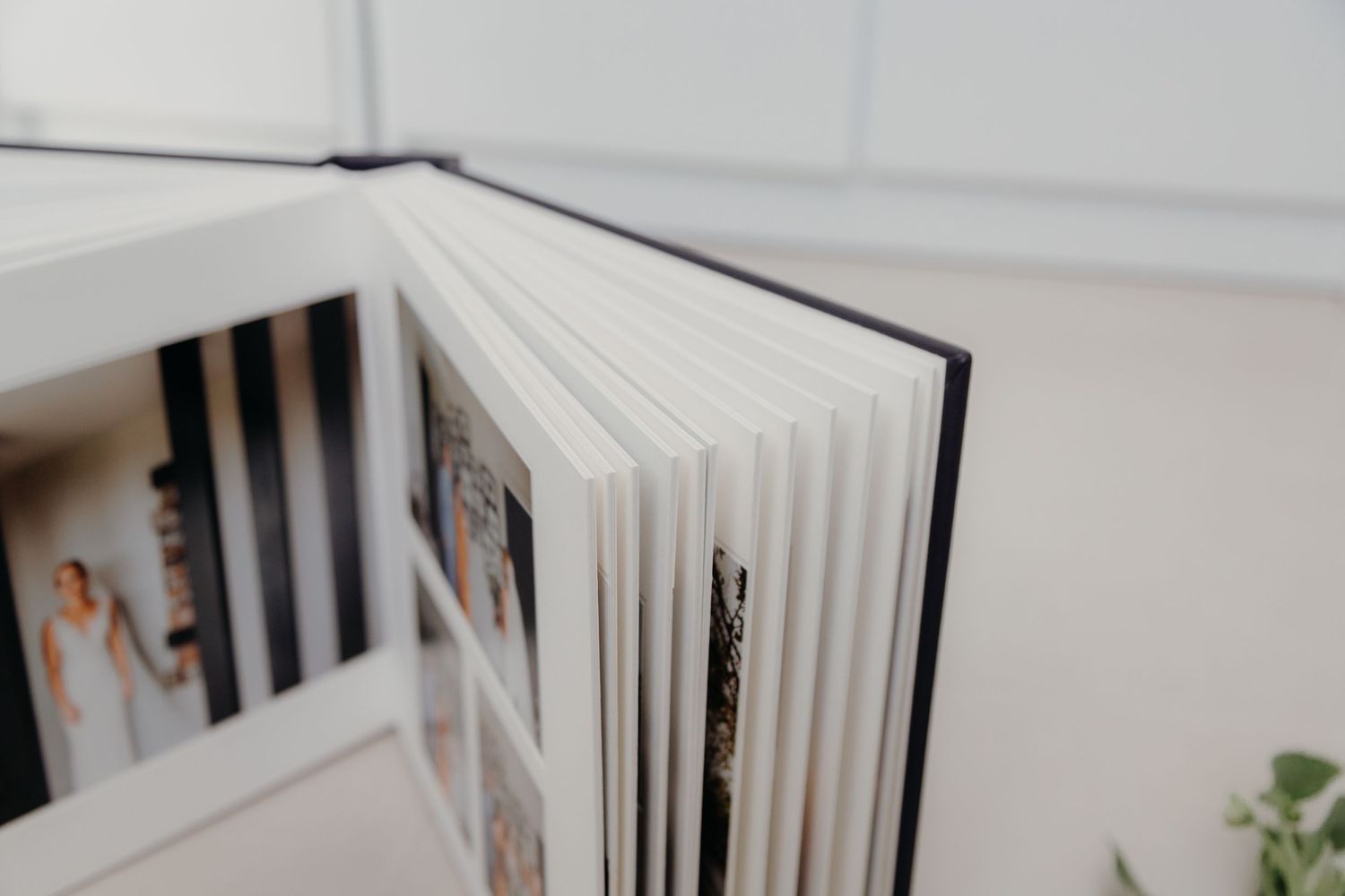 wedding album showing all pages